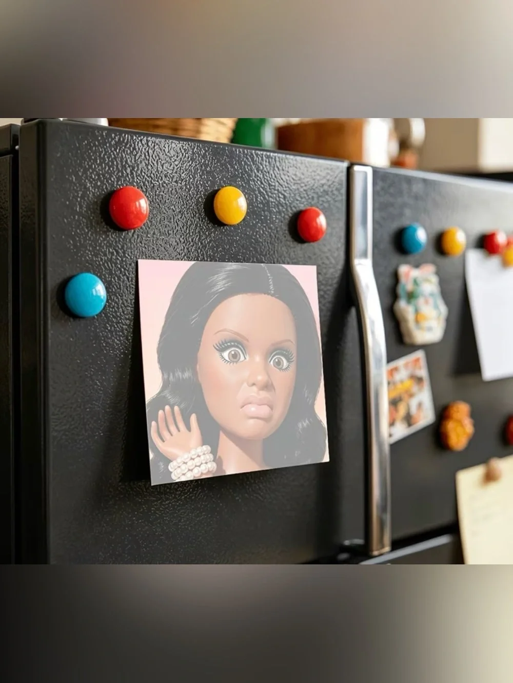 Funny Doll Face Sticky Notes – 50 Sheets